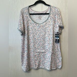 Pillow Talk Pink Cat Print Sleep Shirt – Size XL NWT
